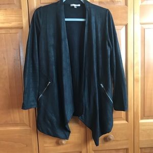 Faux Suede Black Jacket
